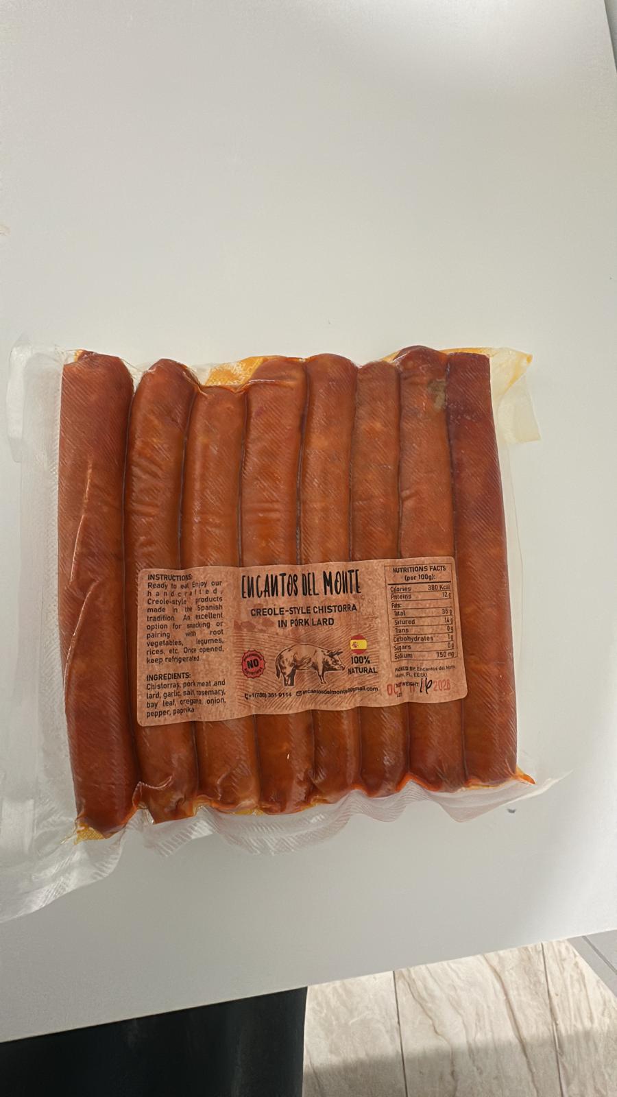 Chistorra Confitada al vacío