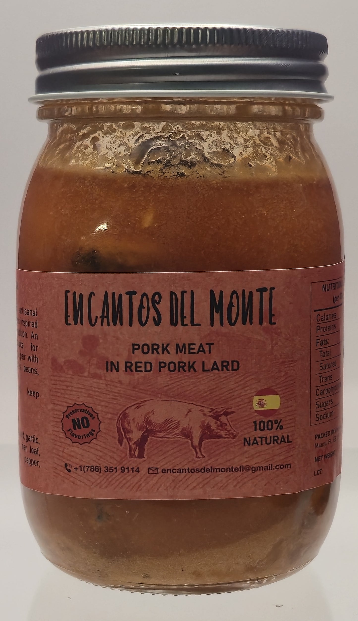 Spanish Style Pork in Lard ColorAAA