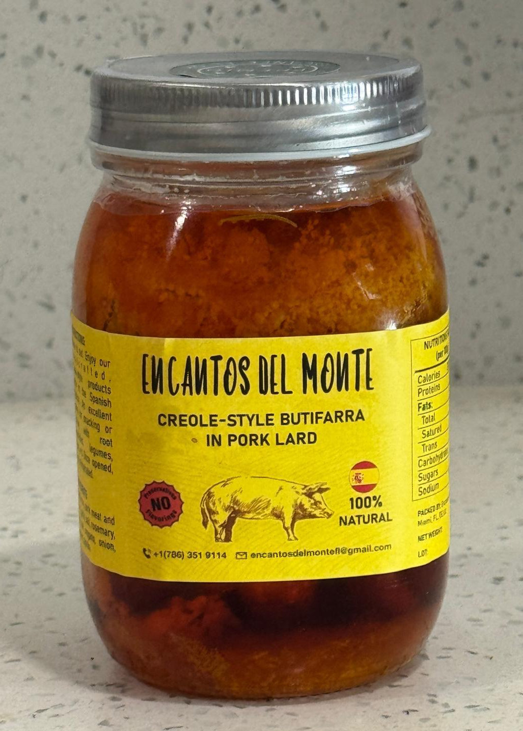 Butifarra Criolla Estilo Español en Manteca