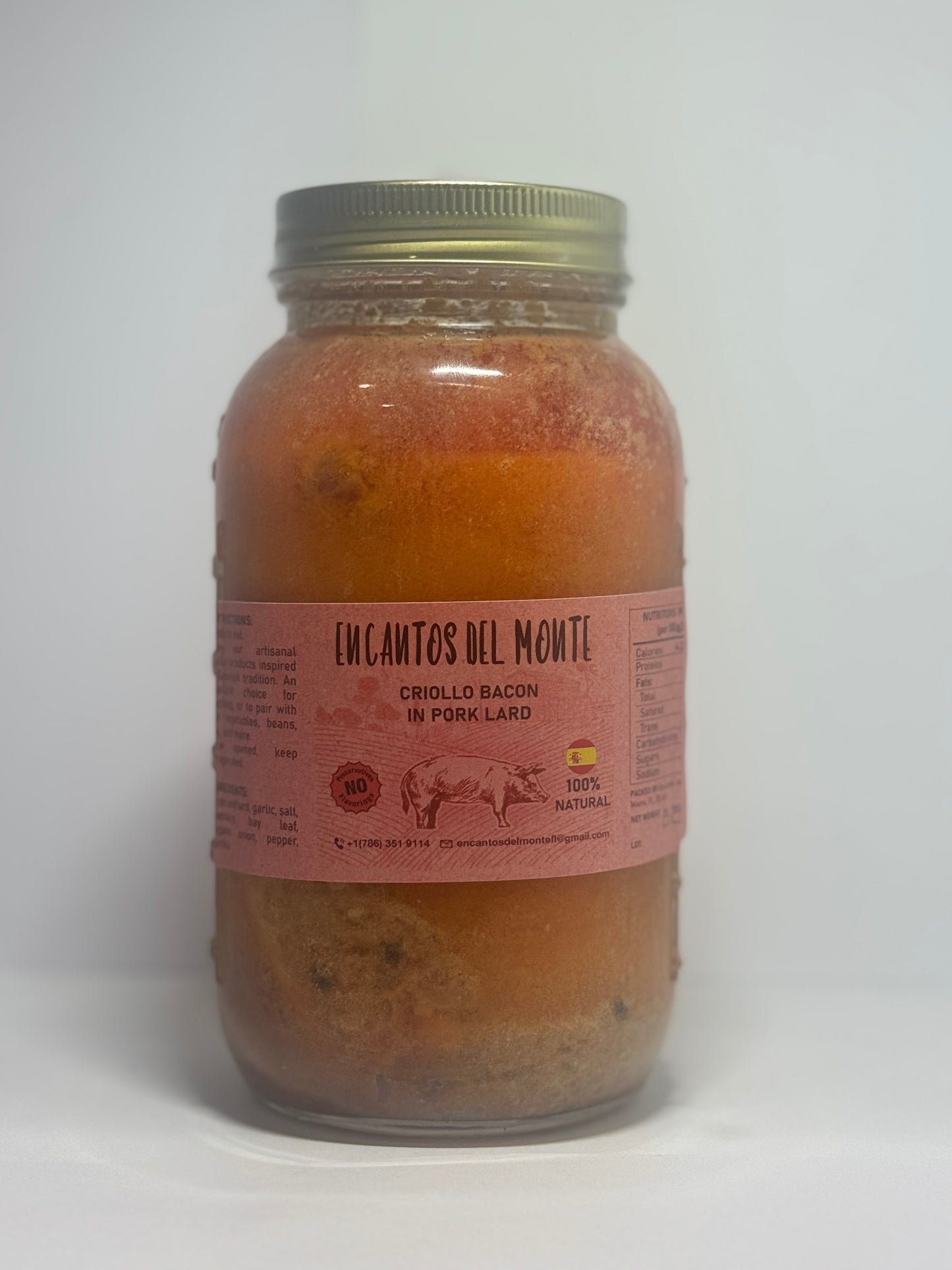 Spanish-Style Creole Bacon in Pork Fat