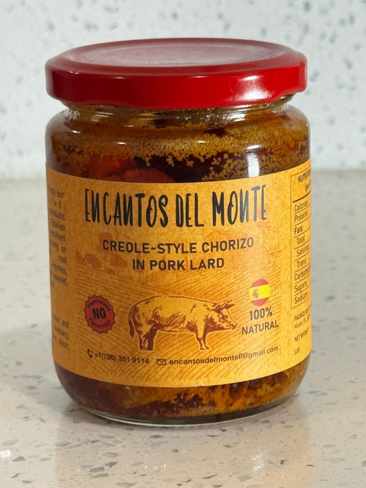 Chorizo Criollo Estilo Español en Manteca de Cerdo
