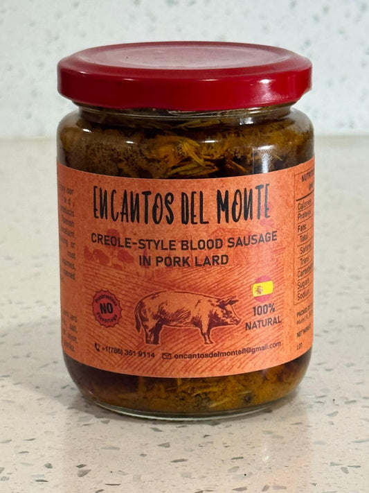 Morcilla Criolla Estilo Español en Manteca Cerdo