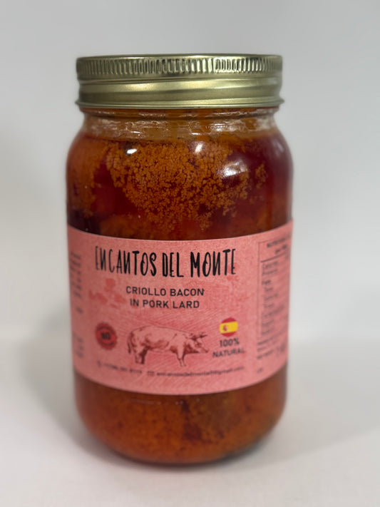 Spanish-Style Creole Bacon in Pork Fat